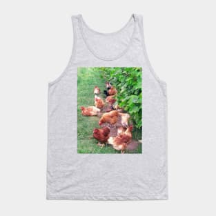 Vineyard With Chickens Tank Top